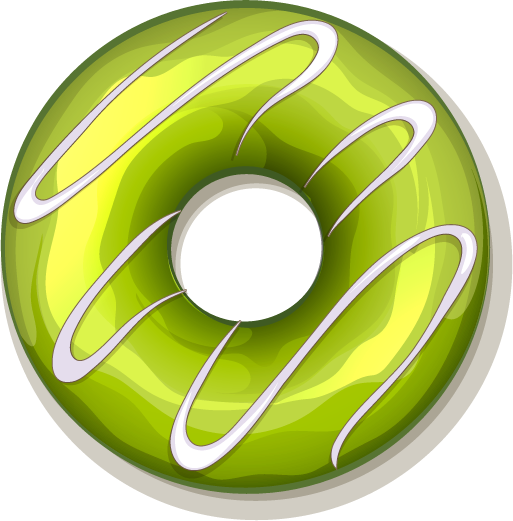 Green Alien Invasion doughnut